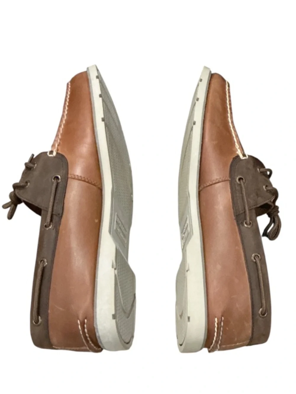 New authentic Sperry signature leather boat shoes sz 13 men’s Display